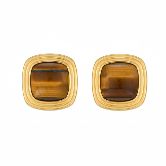 Alera | Gold-Plated Stainless Steel Earrings