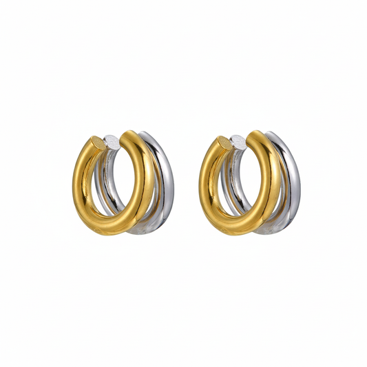 Saeva | Gold-Plated Stainless Steel Earrings