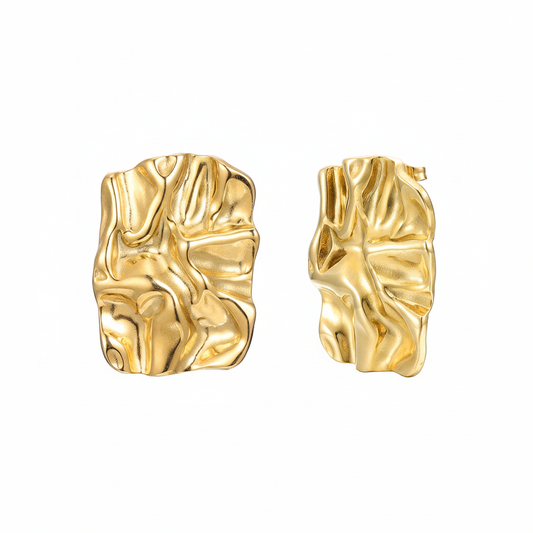 Reano | Gold-Plated Stainless Steel Earrings