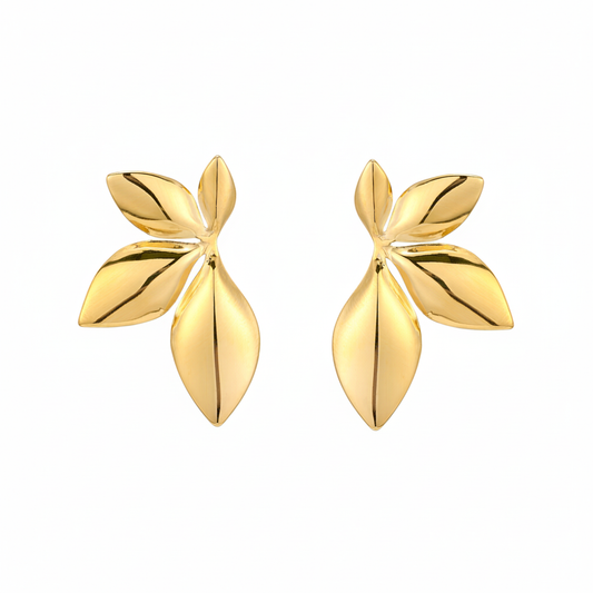 Sorevi | Gold-Plated Stainless Steel Earrings