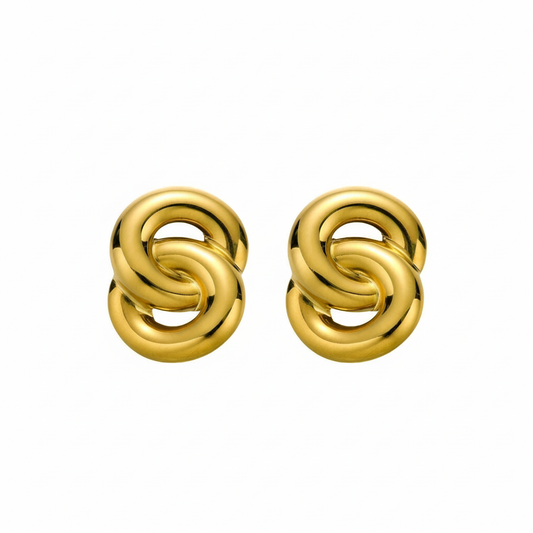 Stalio | Gold-Plated Stainless Steel Earrings
